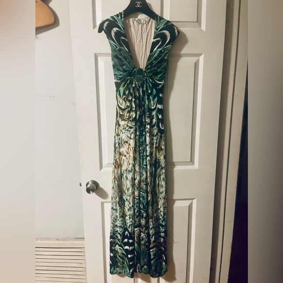Sky printed Maxi Dress Size XS - Picture 2 of 5
